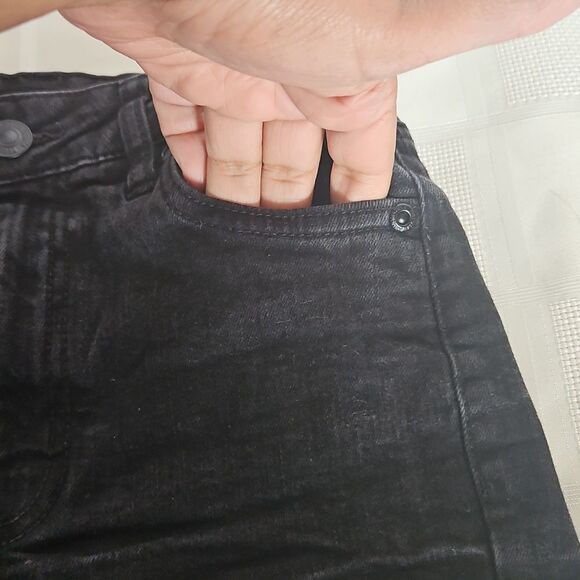 Black Denim Women's Shorts - Picture 15 of 16